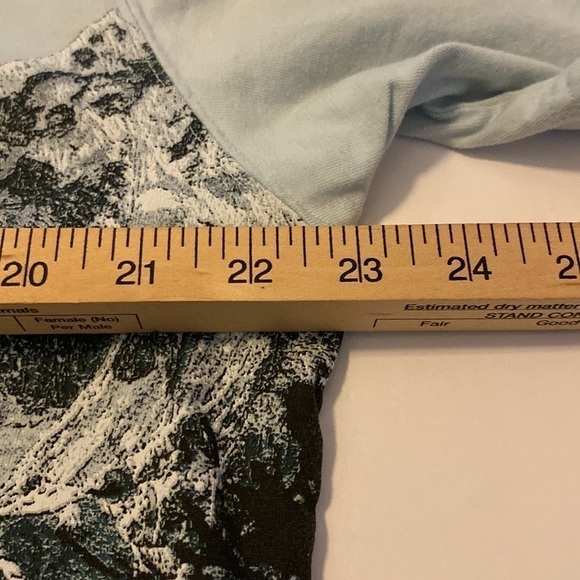 Fabletics mens T-shirt mountains size large - Picture 4 of 6